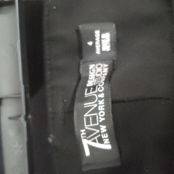 New York & Company 7th Avenue Design Studio Black Pants - Picture 3 of 3